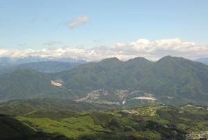 榛名山からの眺め